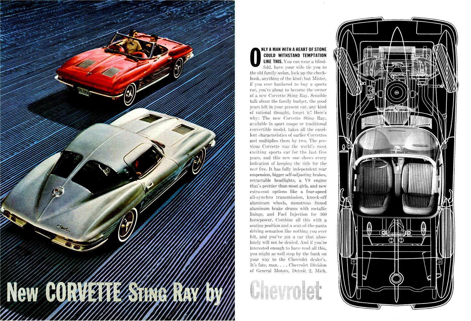1963 Chevrolet Corvette Advertising